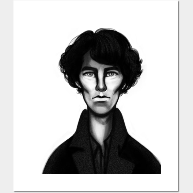 Sherlock Wall Art by Blanquiurris